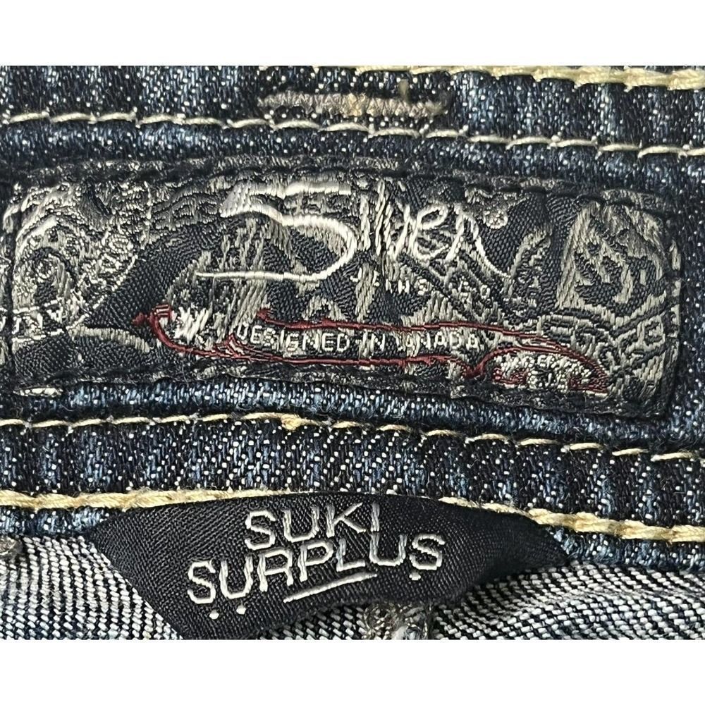 Silver Suki Surplus Women's Jeans Sz W27/L34 Back Flap Pockets Thick‎ Thr… - Picture 6 of 12